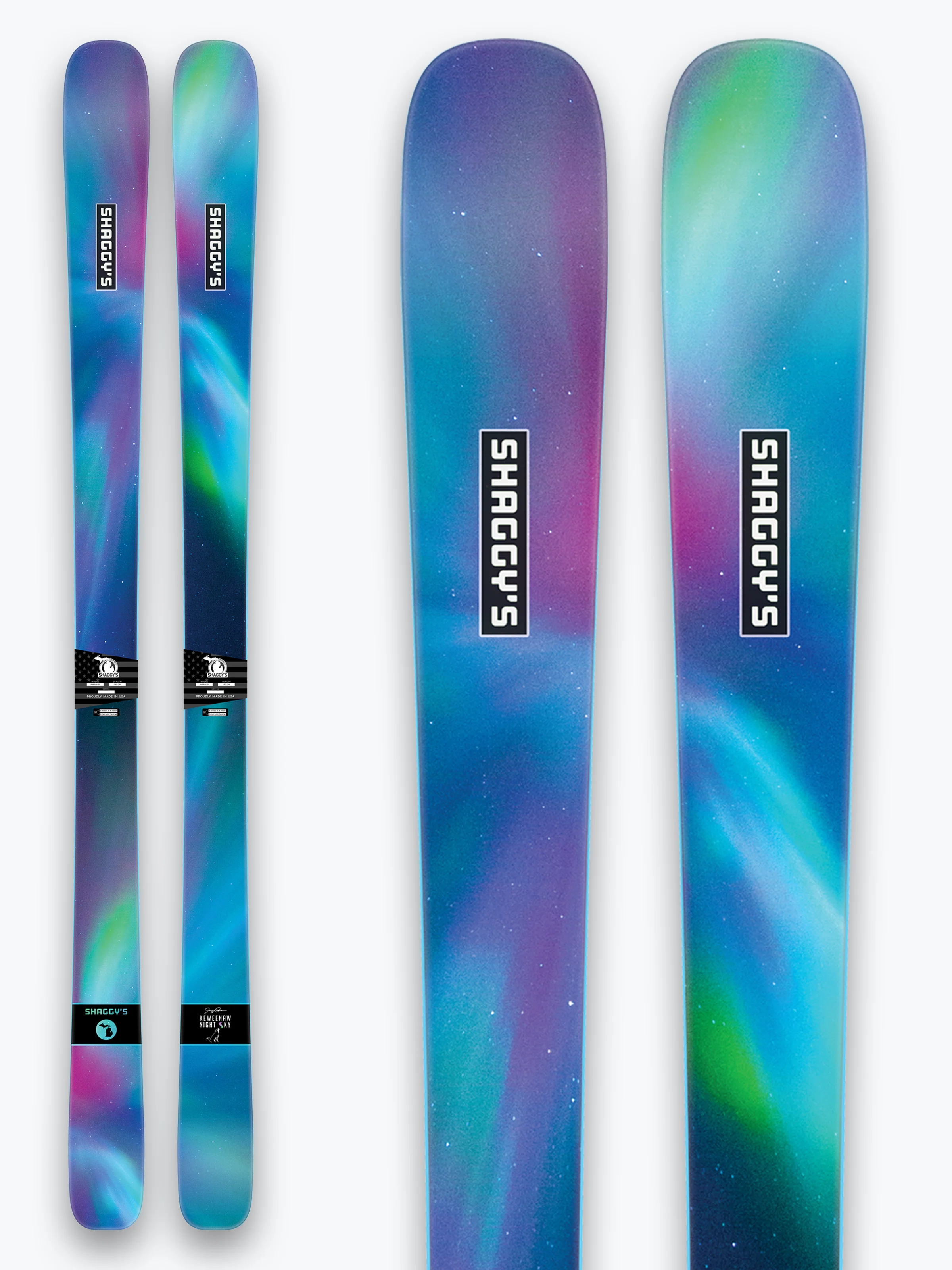 Limited Edition Northern Lights V4 Skis