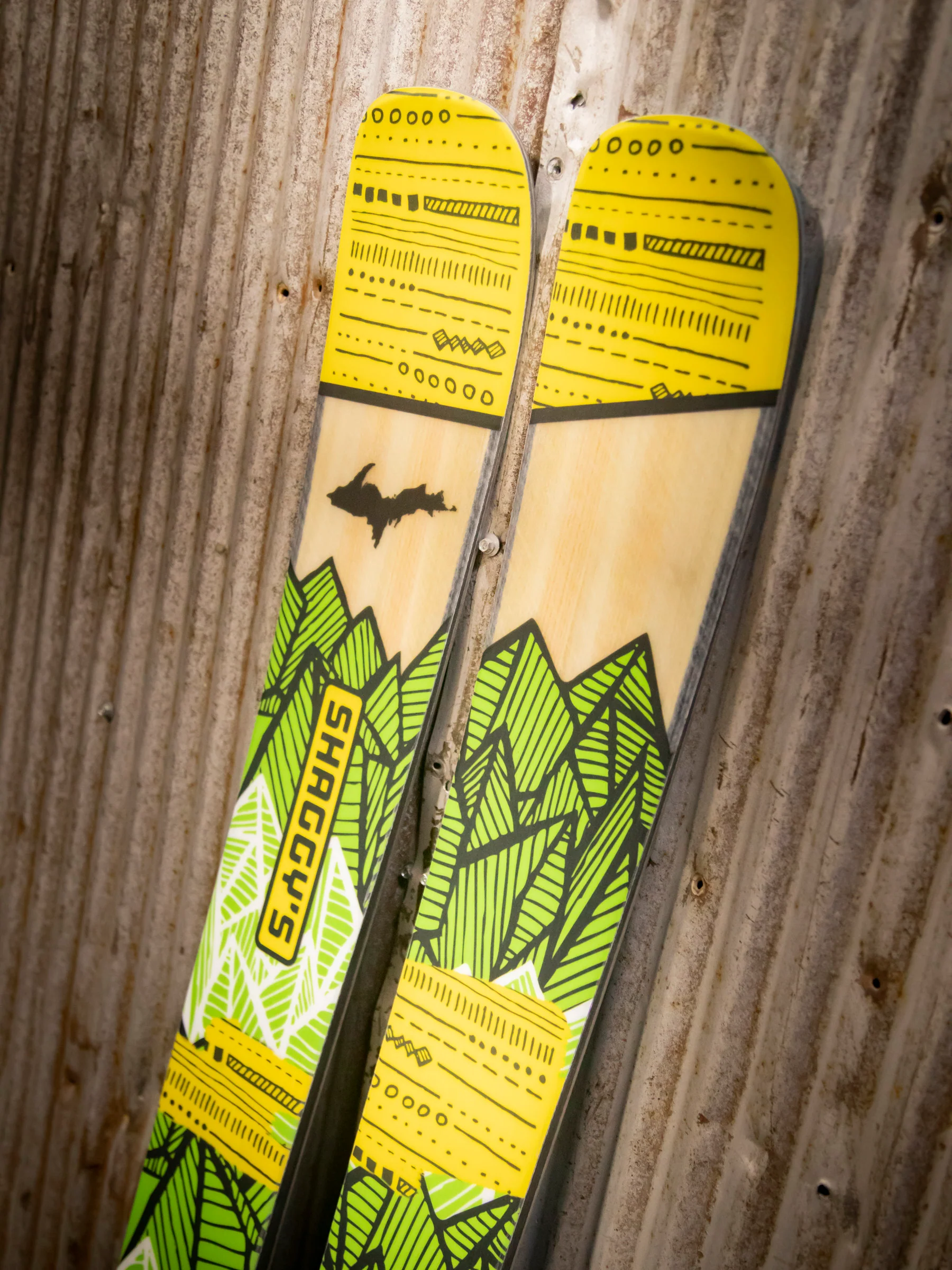 Ahmeek 105 - 168 cm (Pre-Built) Yellow/Green Mountains - Image 3