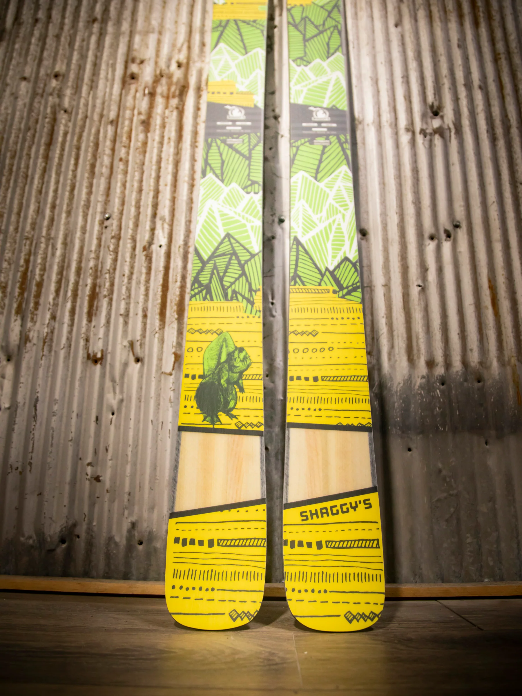 Ahmeek 105 - 168 cm (Pre-Built) Yellow/Green Mountains - Image 5