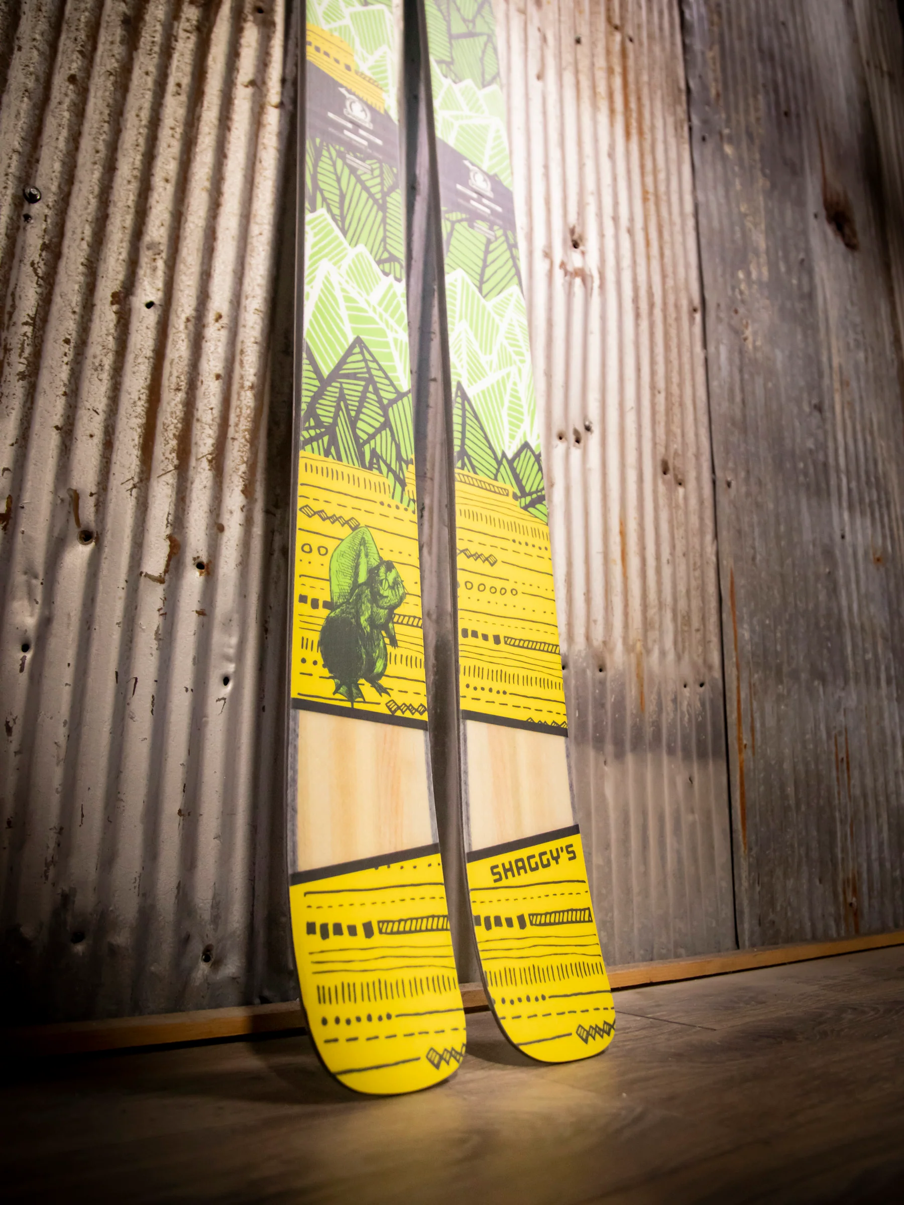 Ahmeek 105 - 168 cm (Pre-Built) Yellow/Green Mountains - Image 6