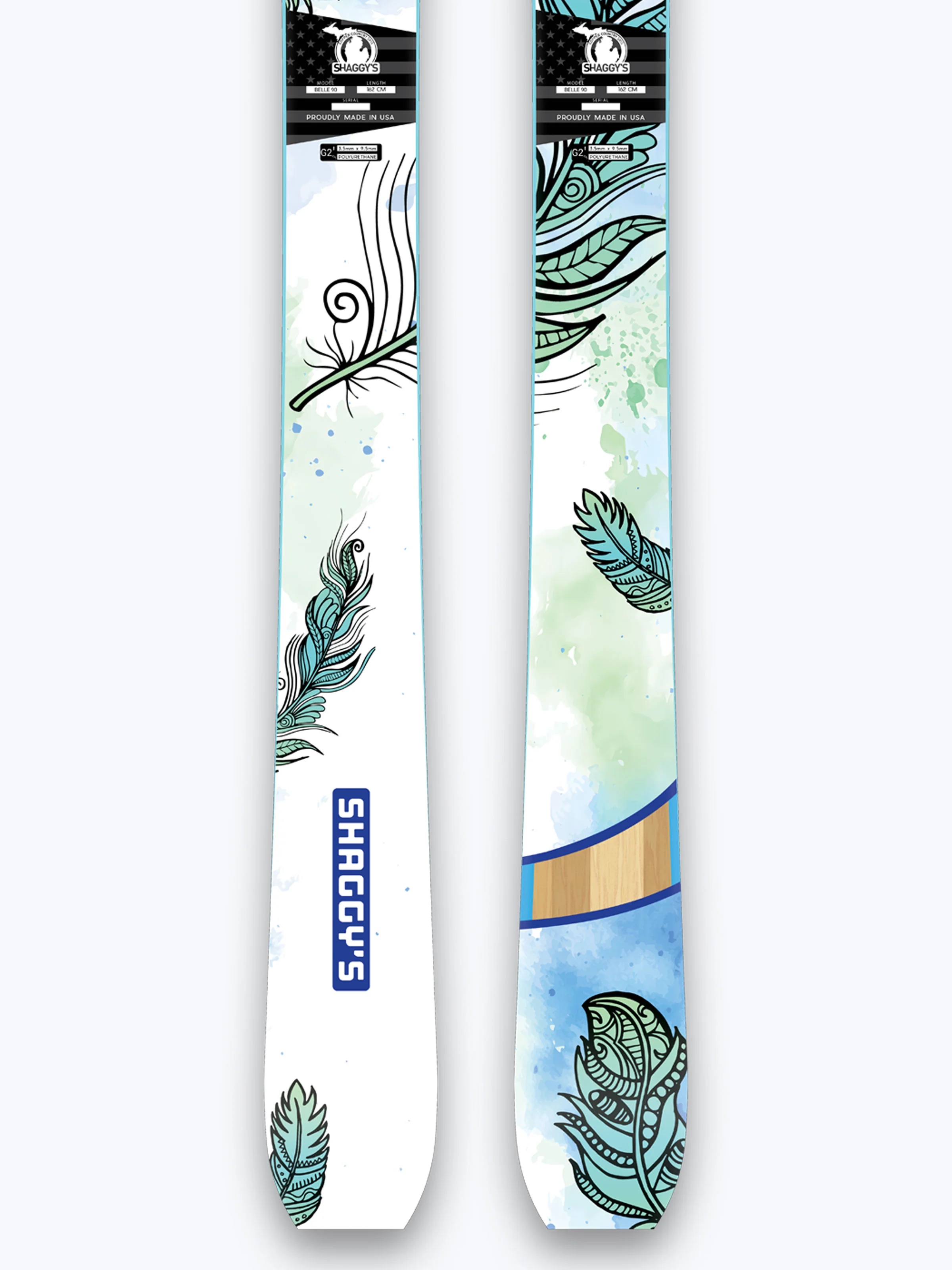Belle 90 - Blue Feathers - Image 3