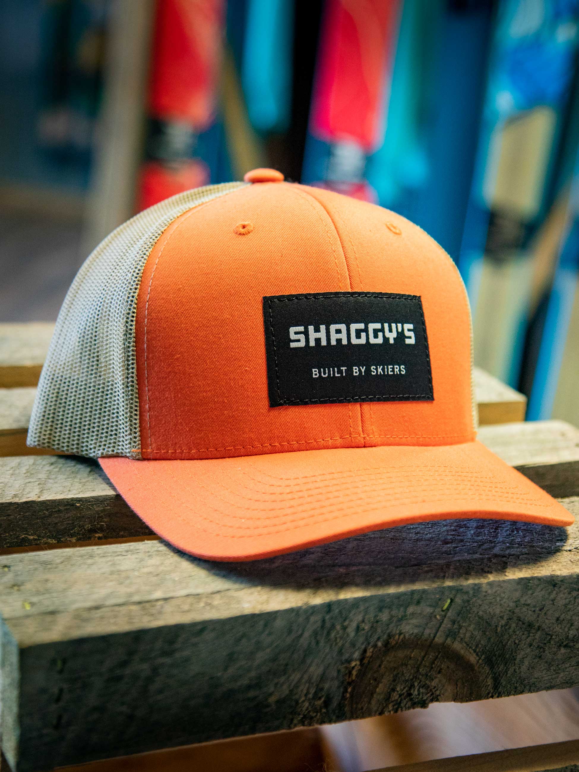 'Built By Skiers' Snapback Hat - Image 4