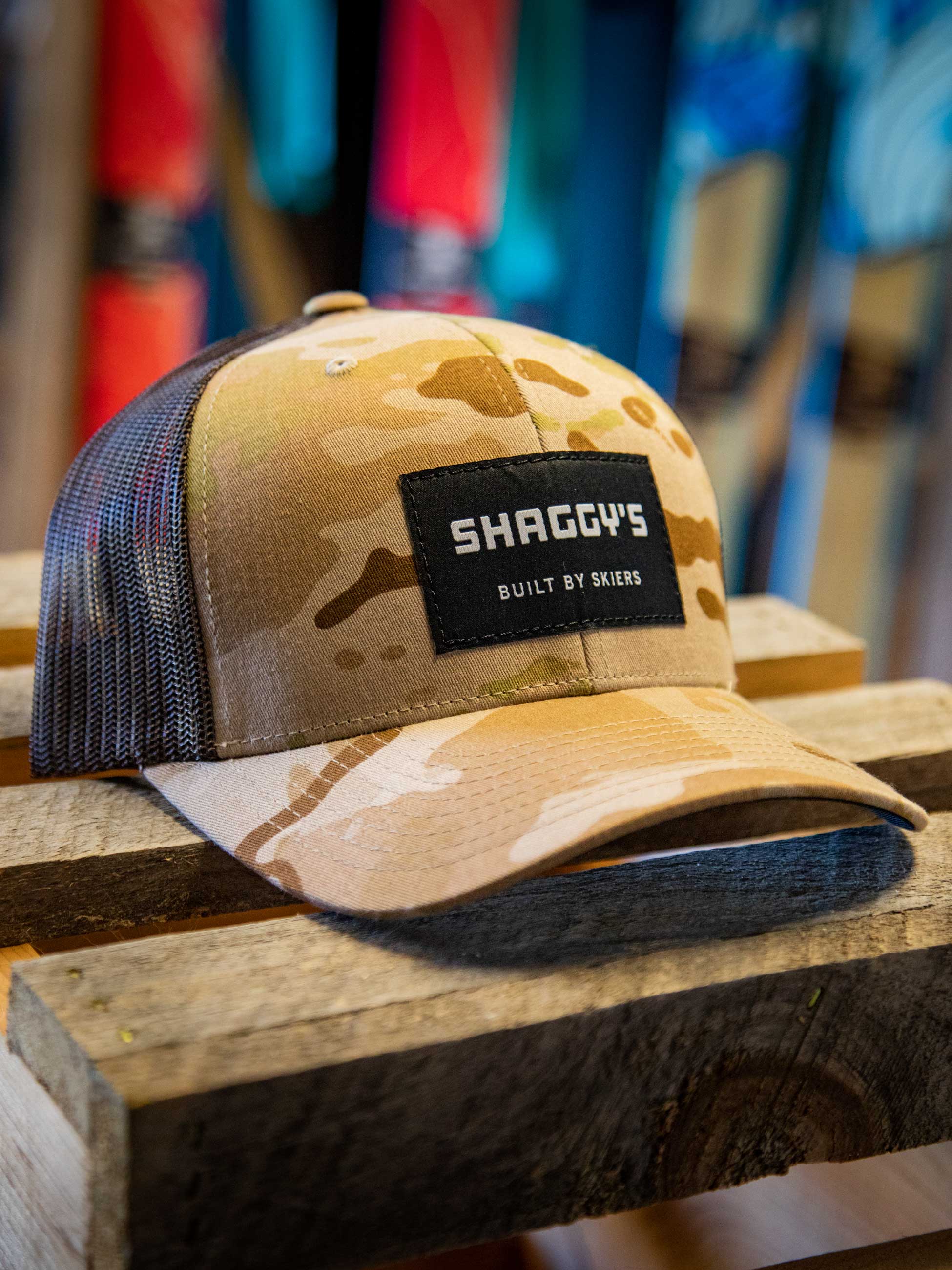 'Built By Skiers' Snapback Hat - Image 6