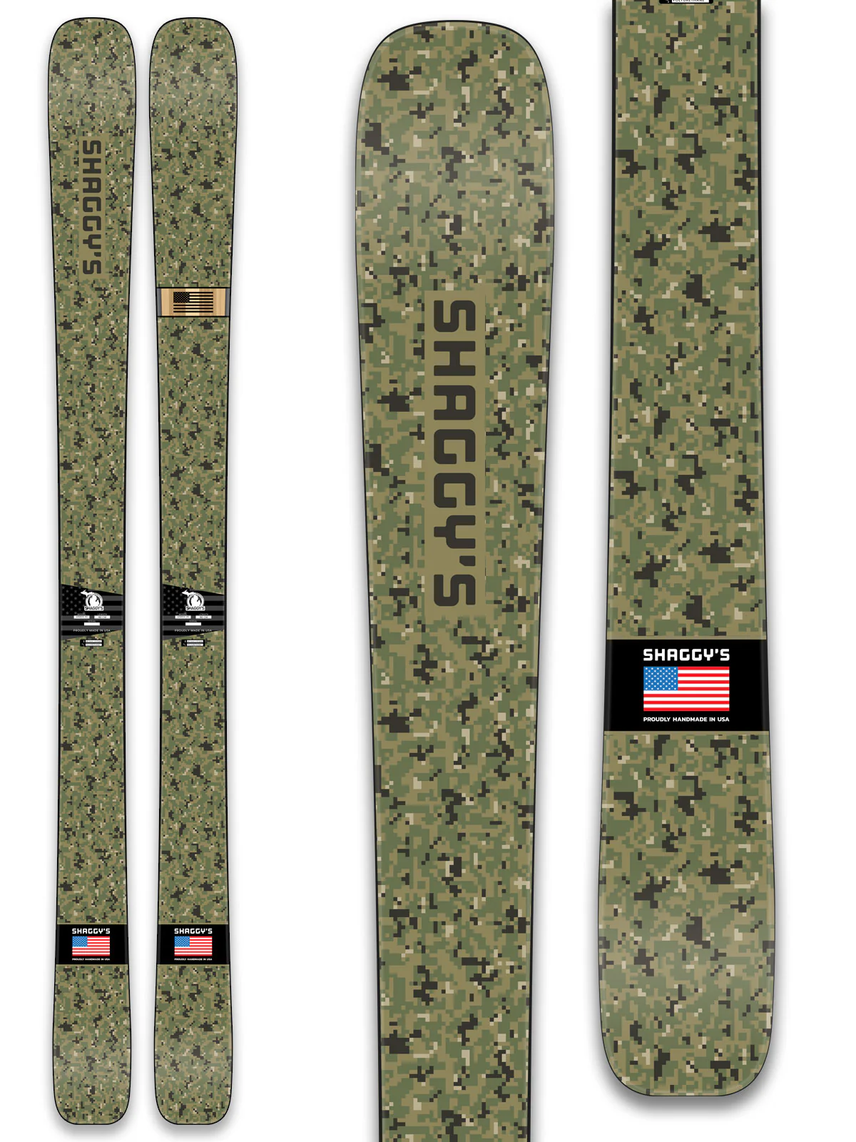 Limited Edition Digital Camo Skis - Image 4