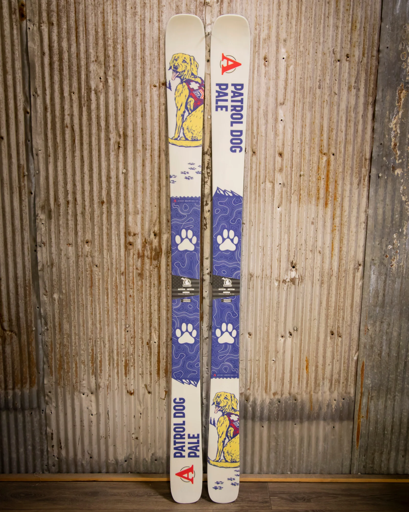 Limited Edition Avery Brewing Co. Patrol Dog Pale Ale Skis - Image 2
