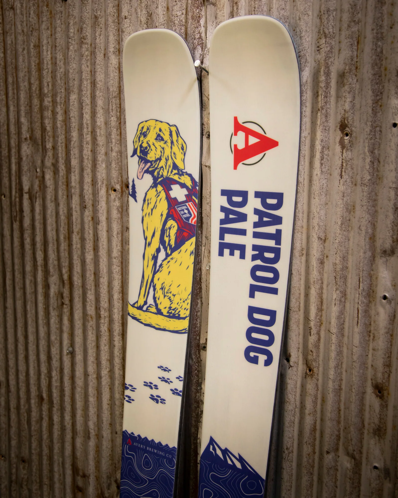 Limited Edition Avery Brewing Co. Patrol Dog Pale Ale Skis - Image 3