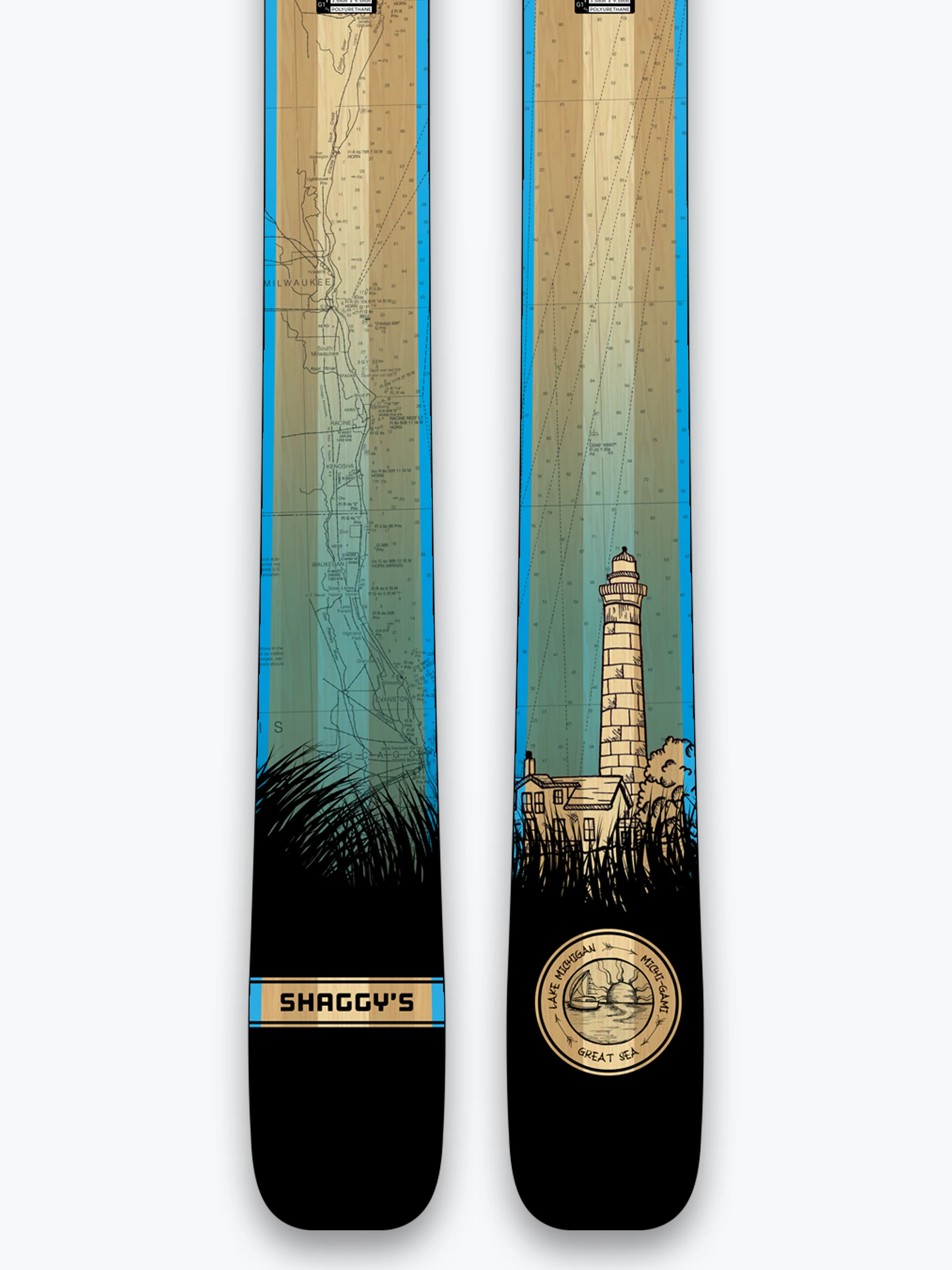 Limited Edition Lake Michigan V3 Skis - Image 3