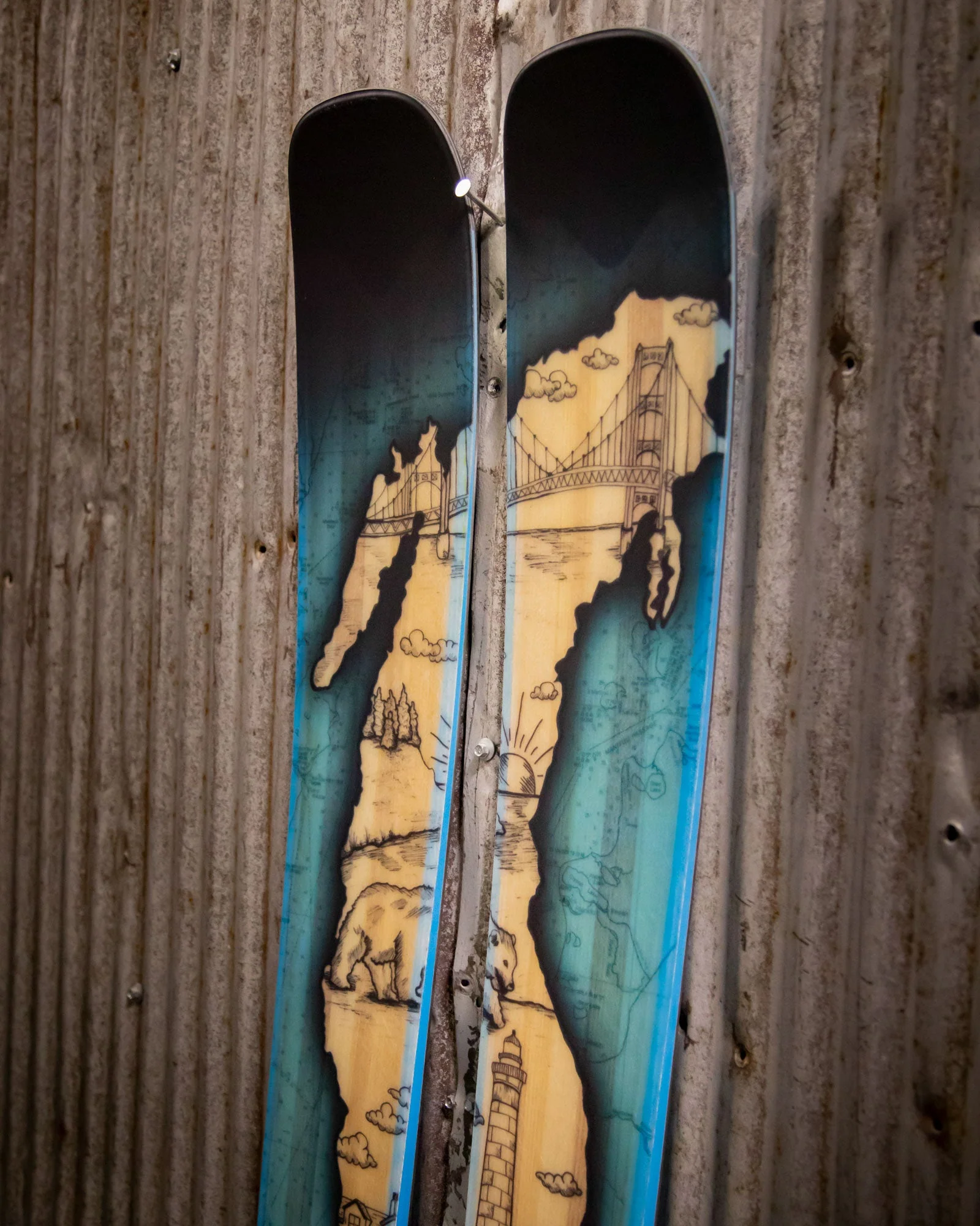 Limited Edition Lake Michigan V3 Skis - Image 6