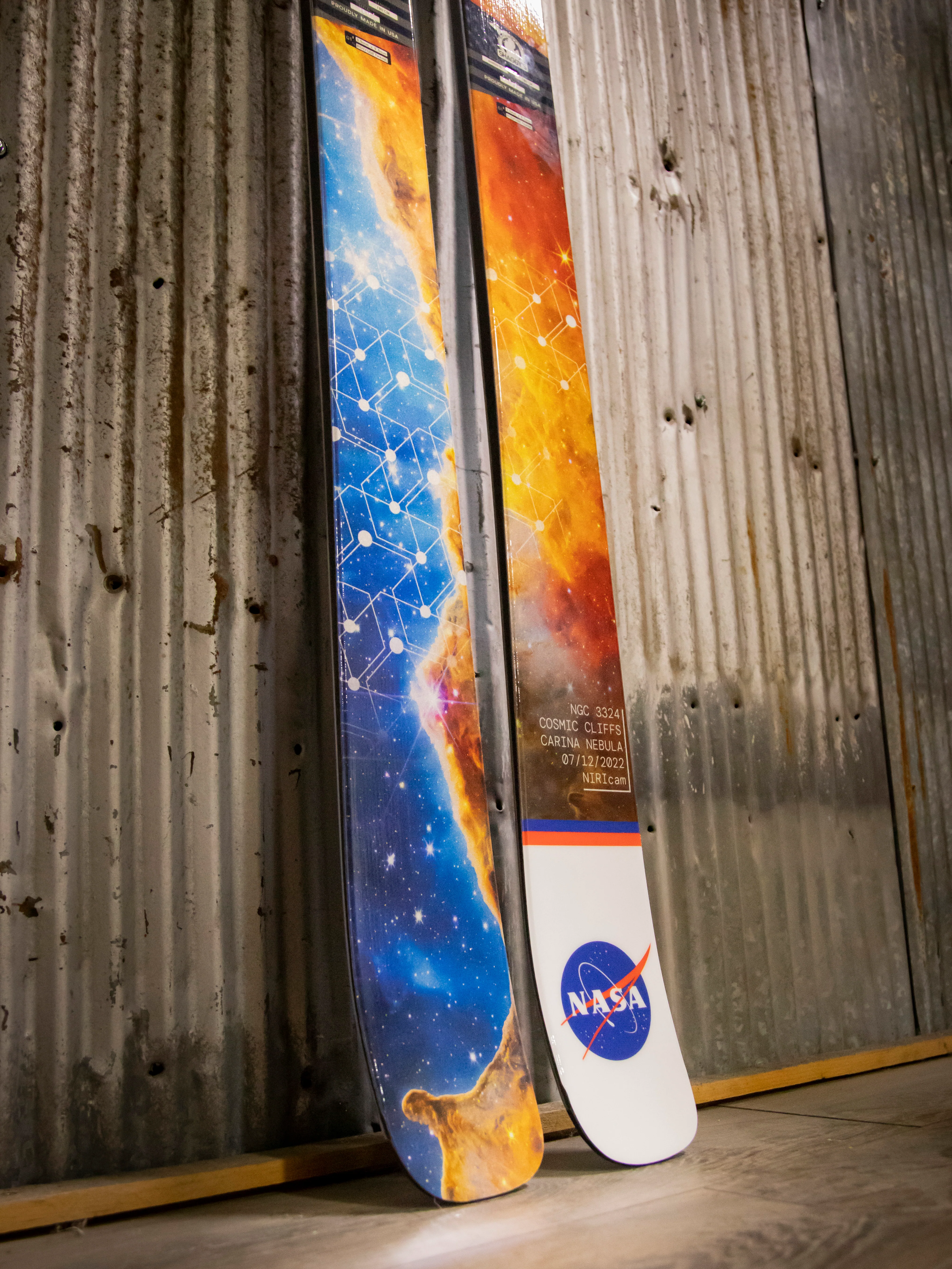 Limited Edition NASA-Inspired Skis - Cosmic Cliffs - Image 4