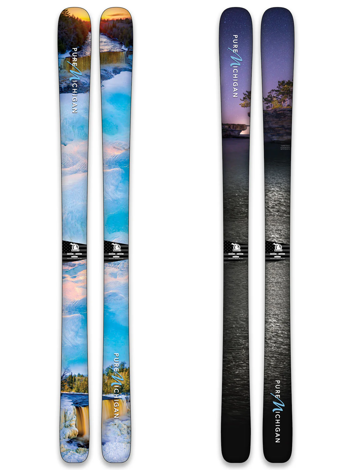 Limited Edition Pure Michigan Skis