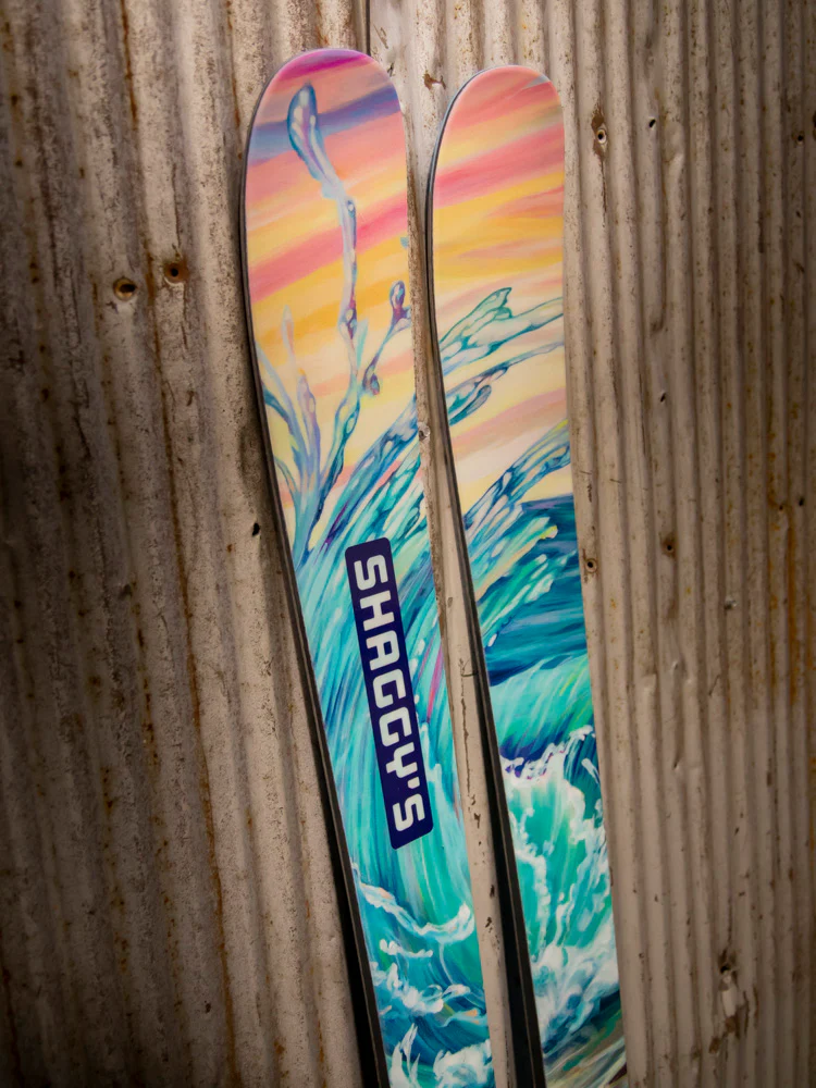 Mary Bea Summer Splash X Shaggy's Collab Skis - Image 4
