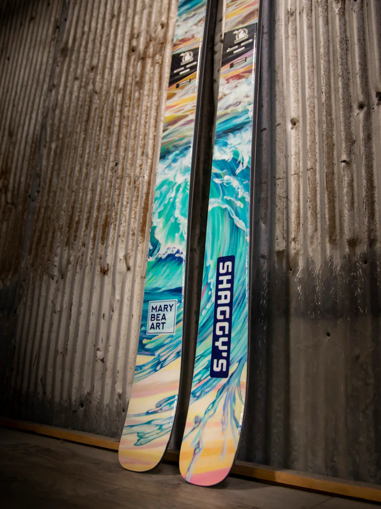 Mary Bea Summer Splash X Shaggy's Collab Skis - Image 6