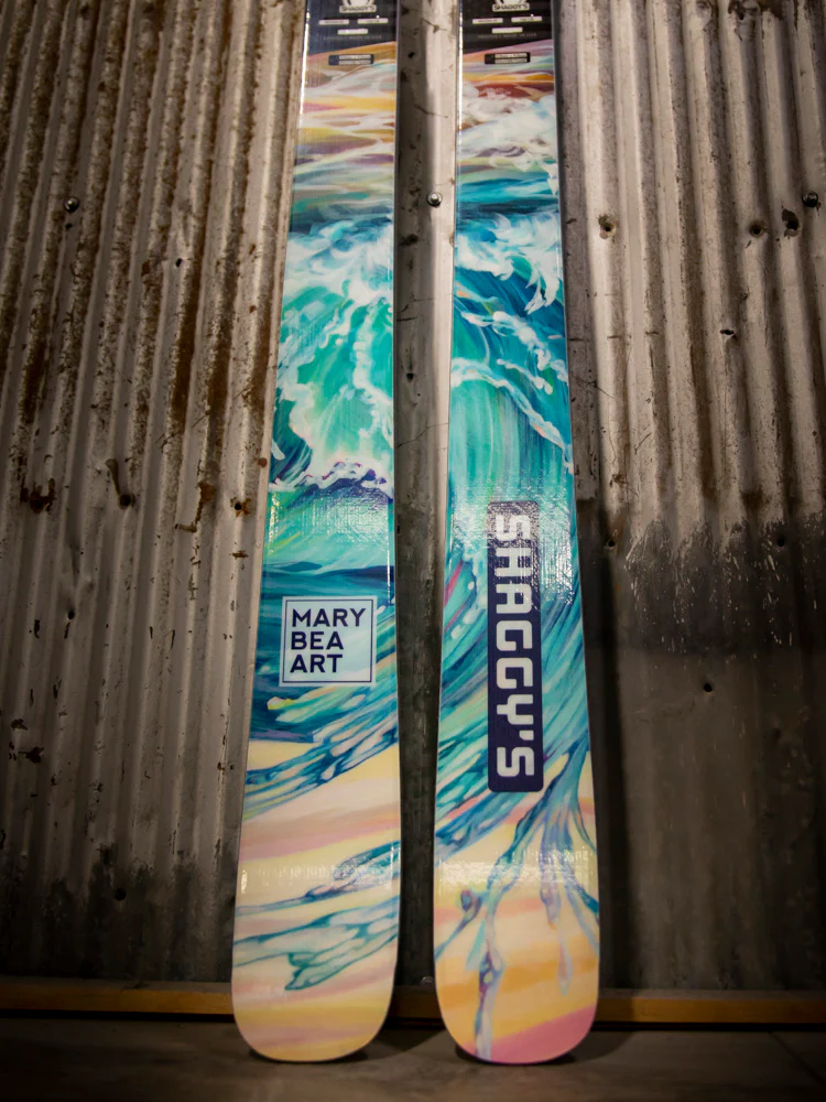 Mary Bea Summer Splash X Shaggy's Collab Skis - Image 7