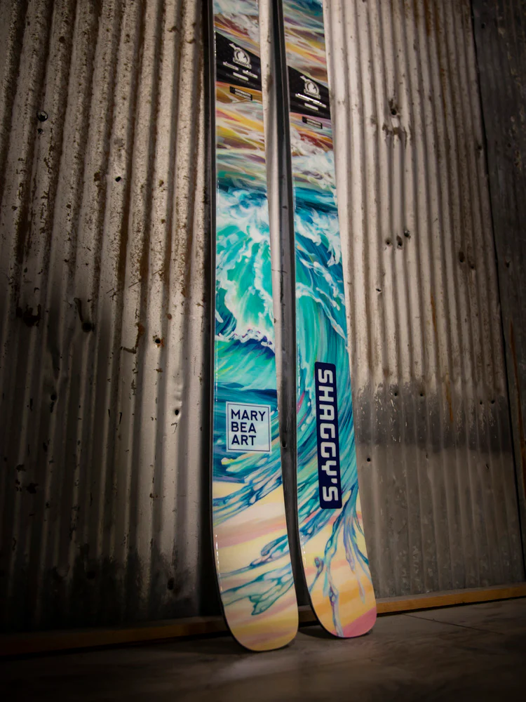 Mary Bea Summer Splash X Shaggy's Collab Skis - Image 8