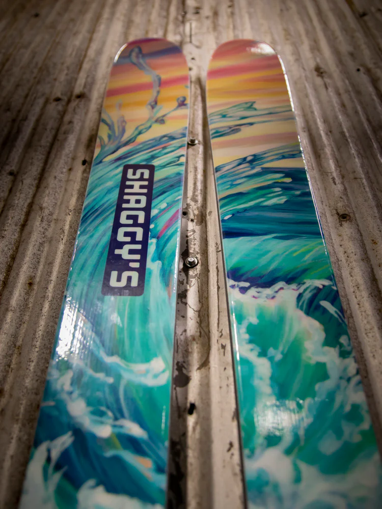 Mary Bea Summer Splash X Shaggy's Collab Skis - Image 2