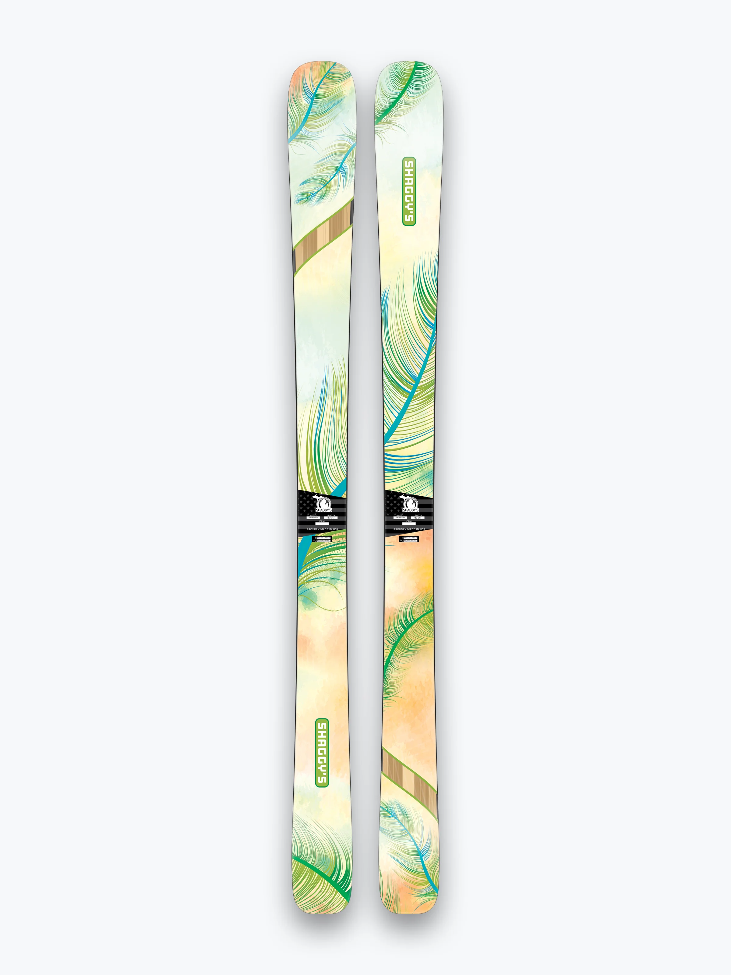 Medora 95 - Green Feathers - Image 5
