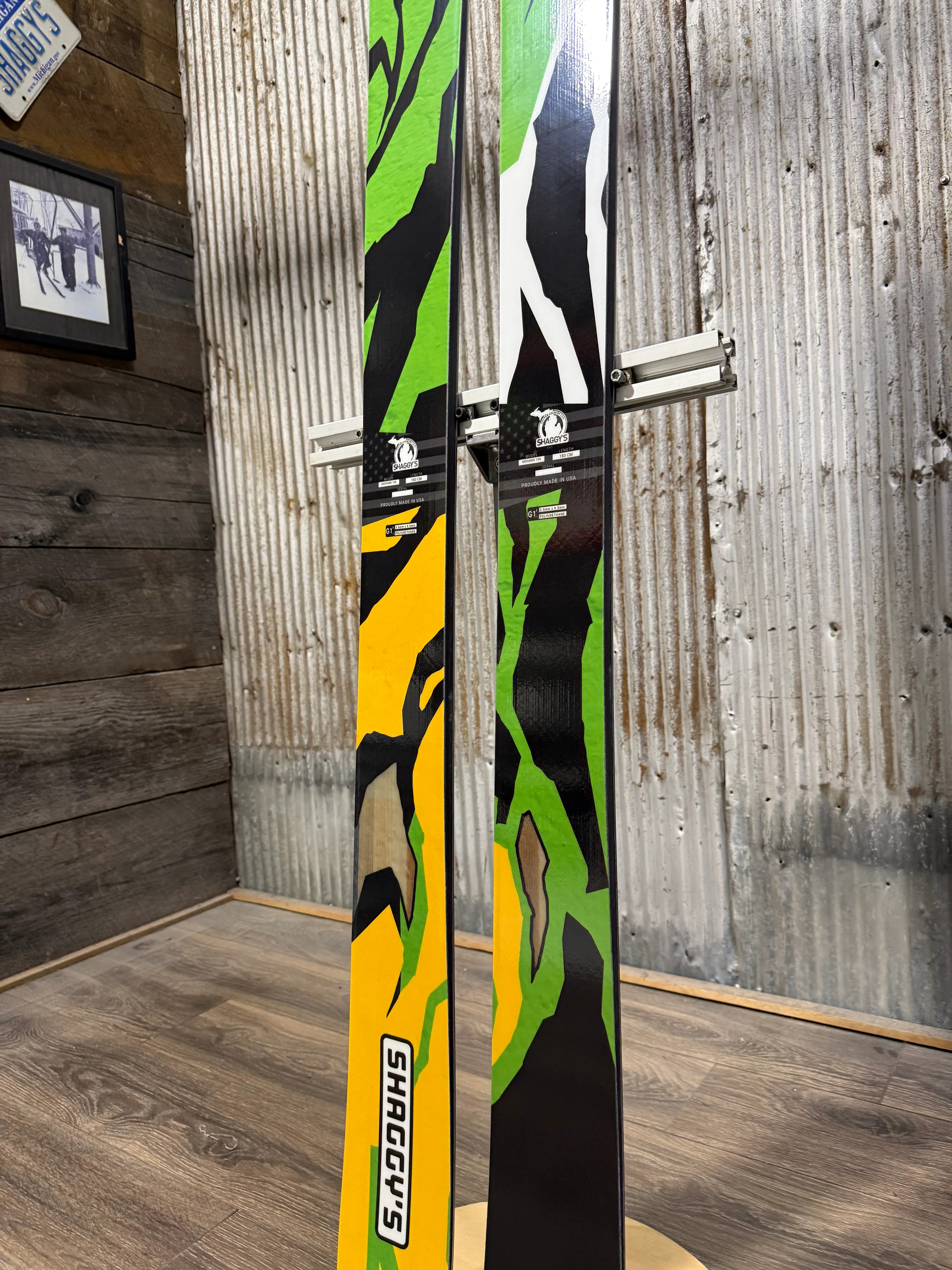 Mohawk 106 - 180 cm (Pre-Built) Yellow/Green Mtns - Image 4