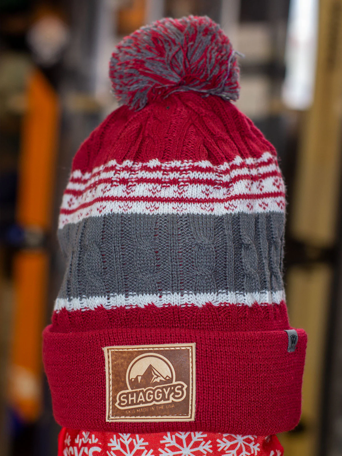 Mountain Patch Knit Beanie - Image 2
