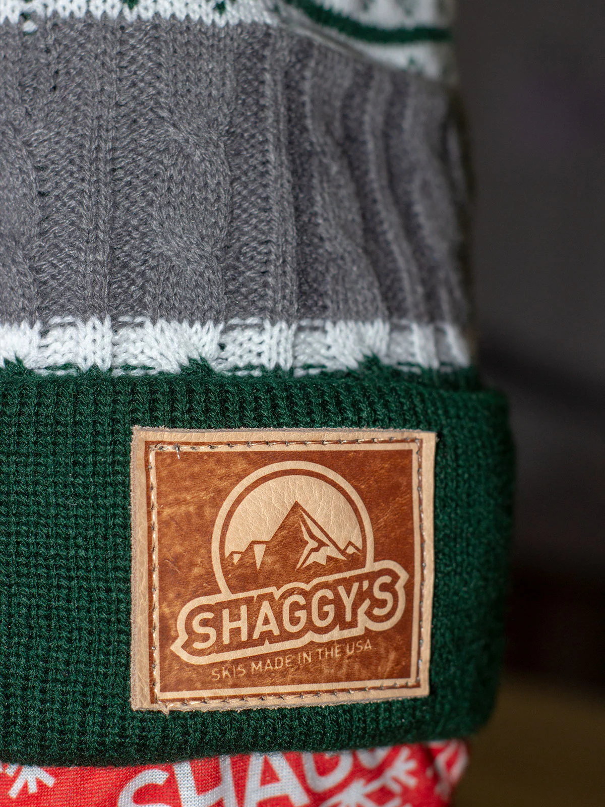 Mountain Patch Knit Beanie - Image 3