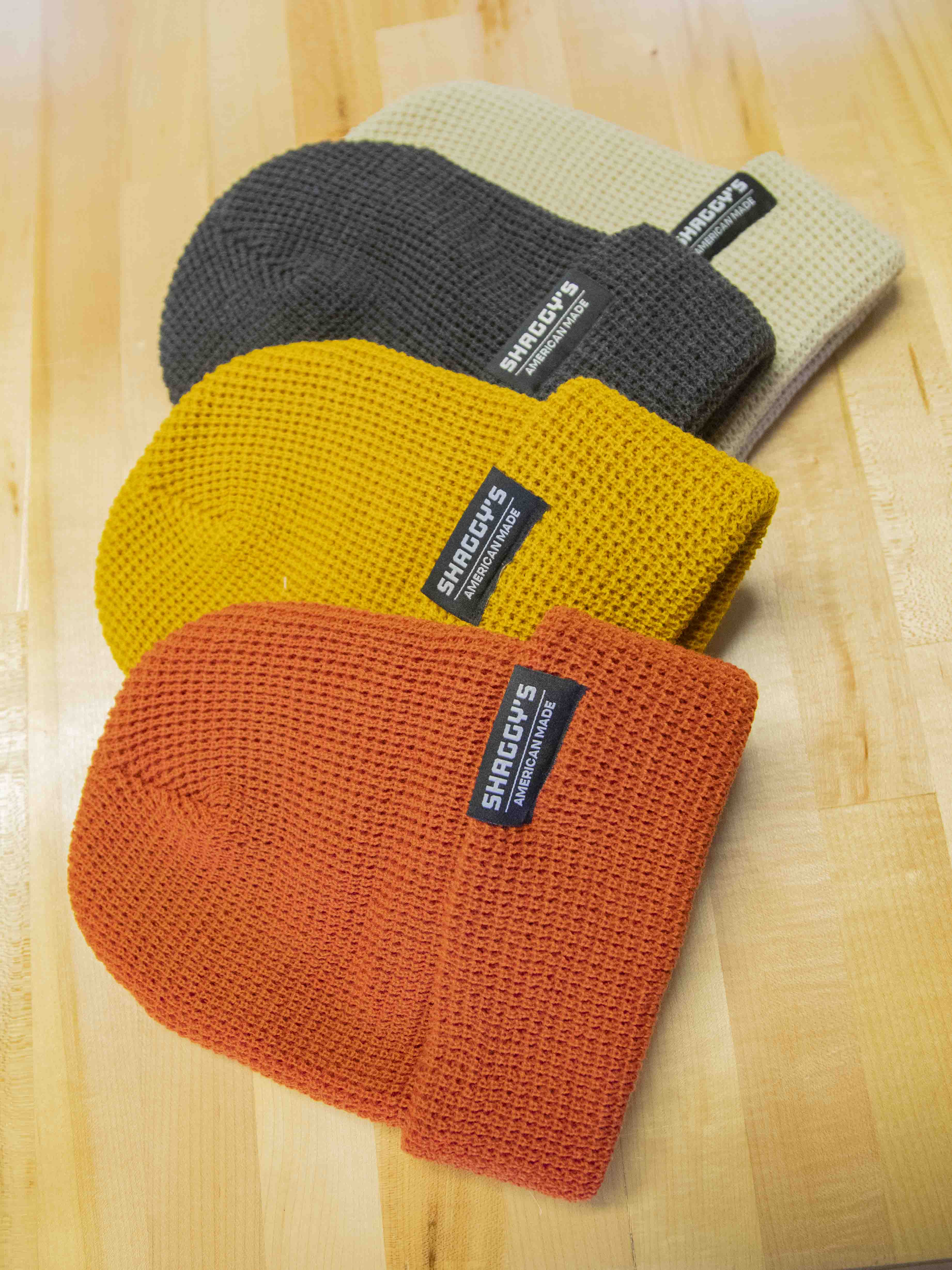 Shaggy's Waffle Knit Cuffed Beanie