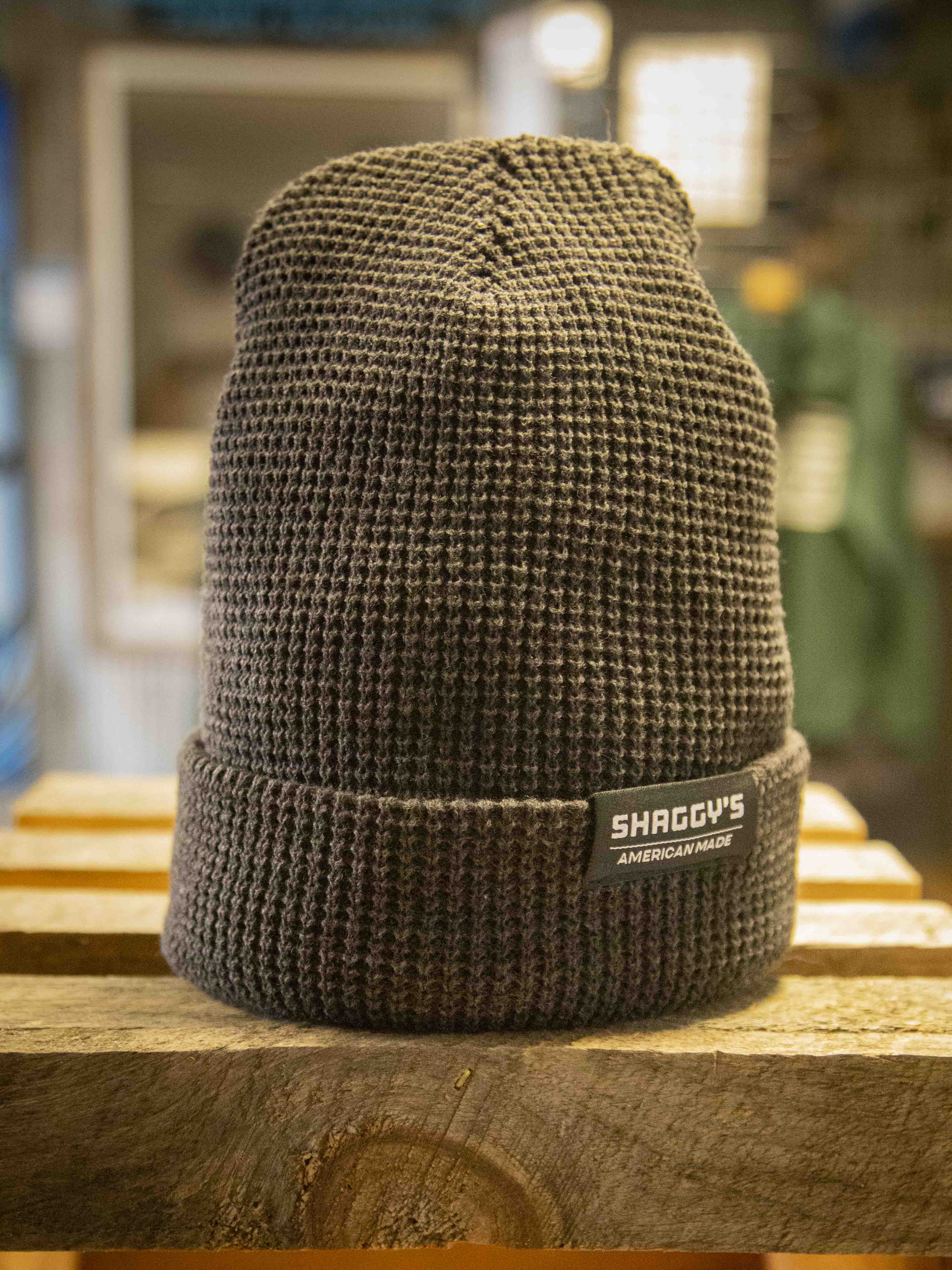Shaggy's Waffle Knit Cuffed Beanie - Image 2