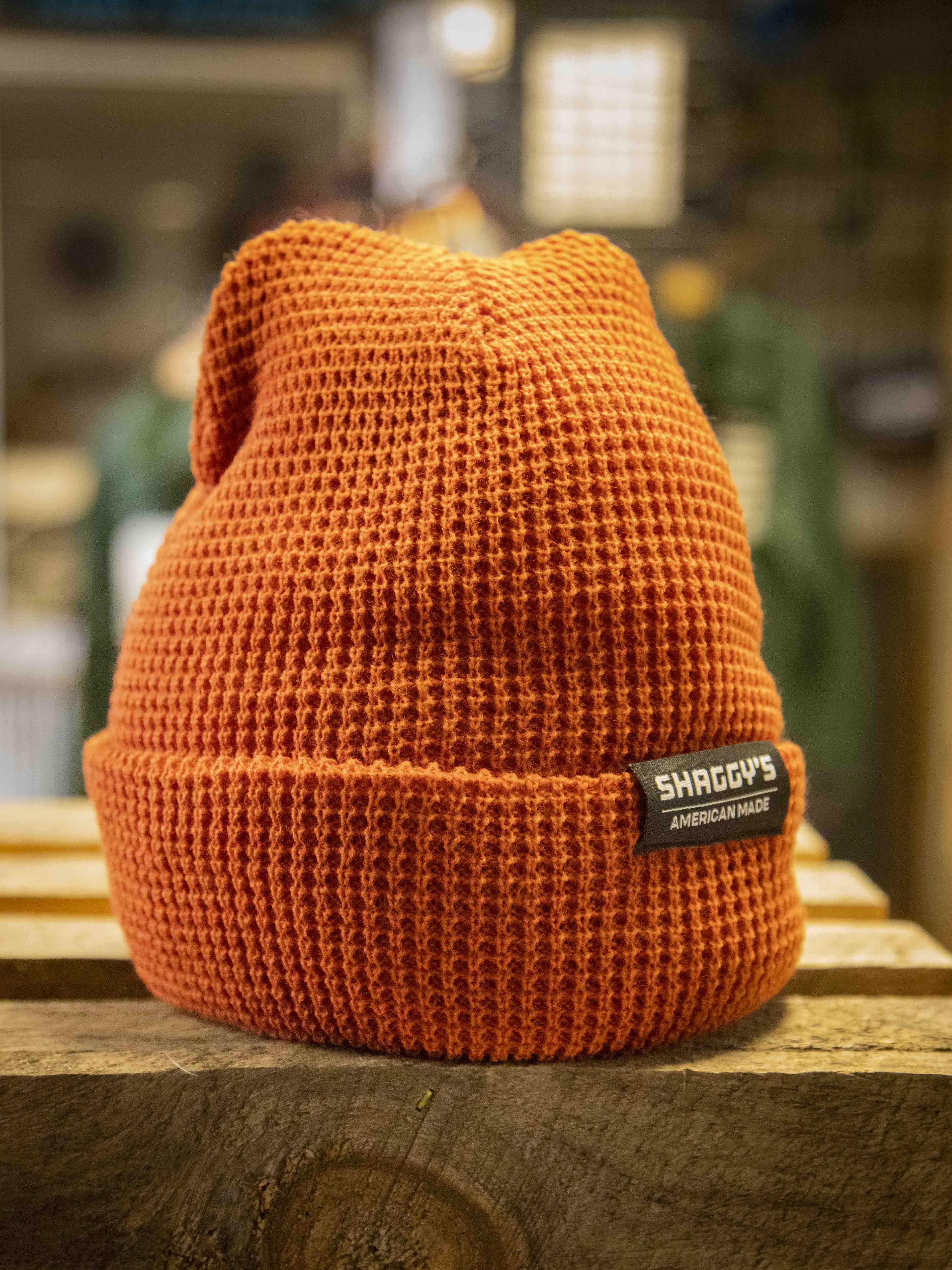 Shaggy's Waffle Knit Cuffed Beanie - Image 3