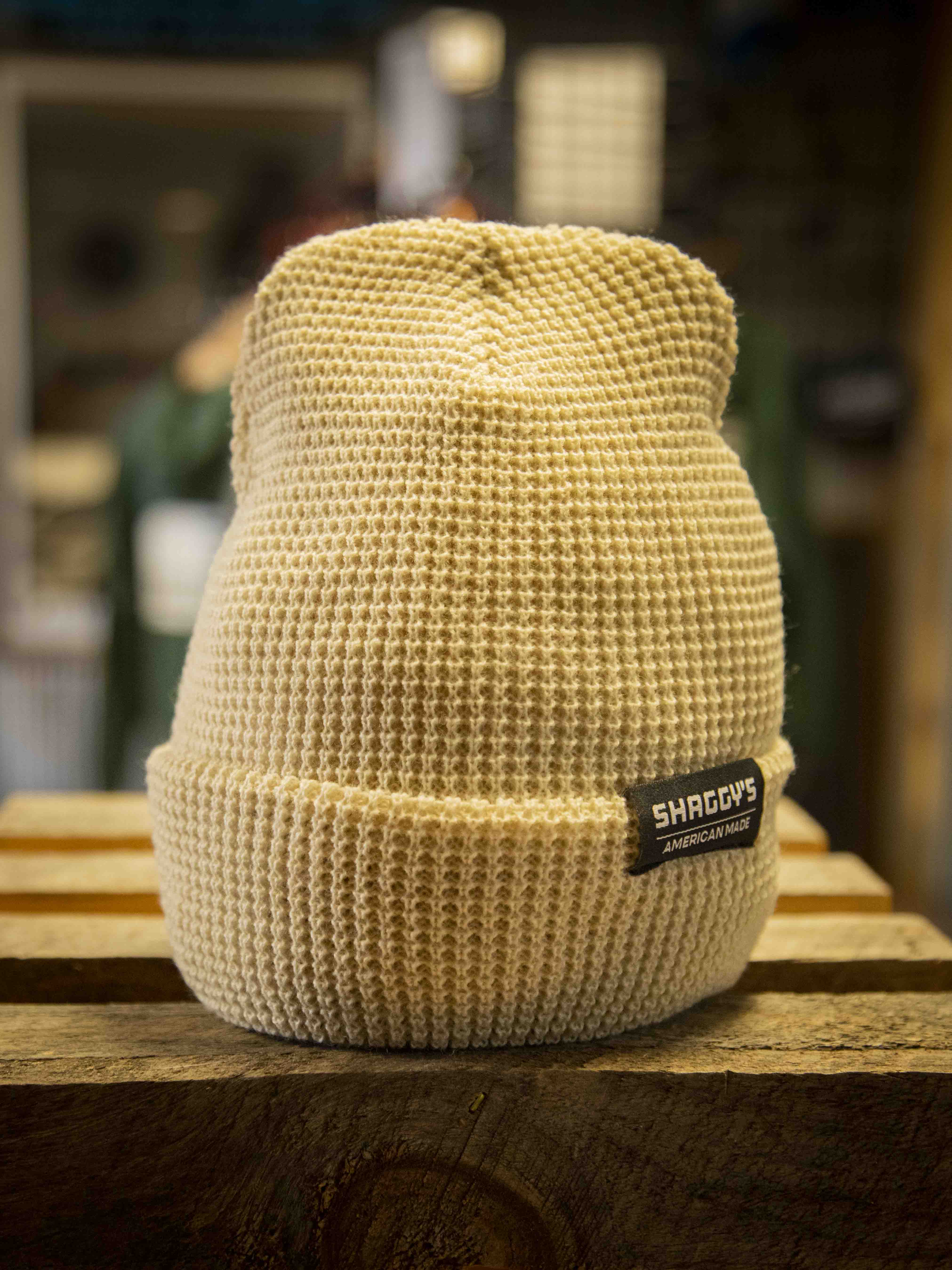 Shaggy's Waffle Knit Cuffed Beanie - Image 4