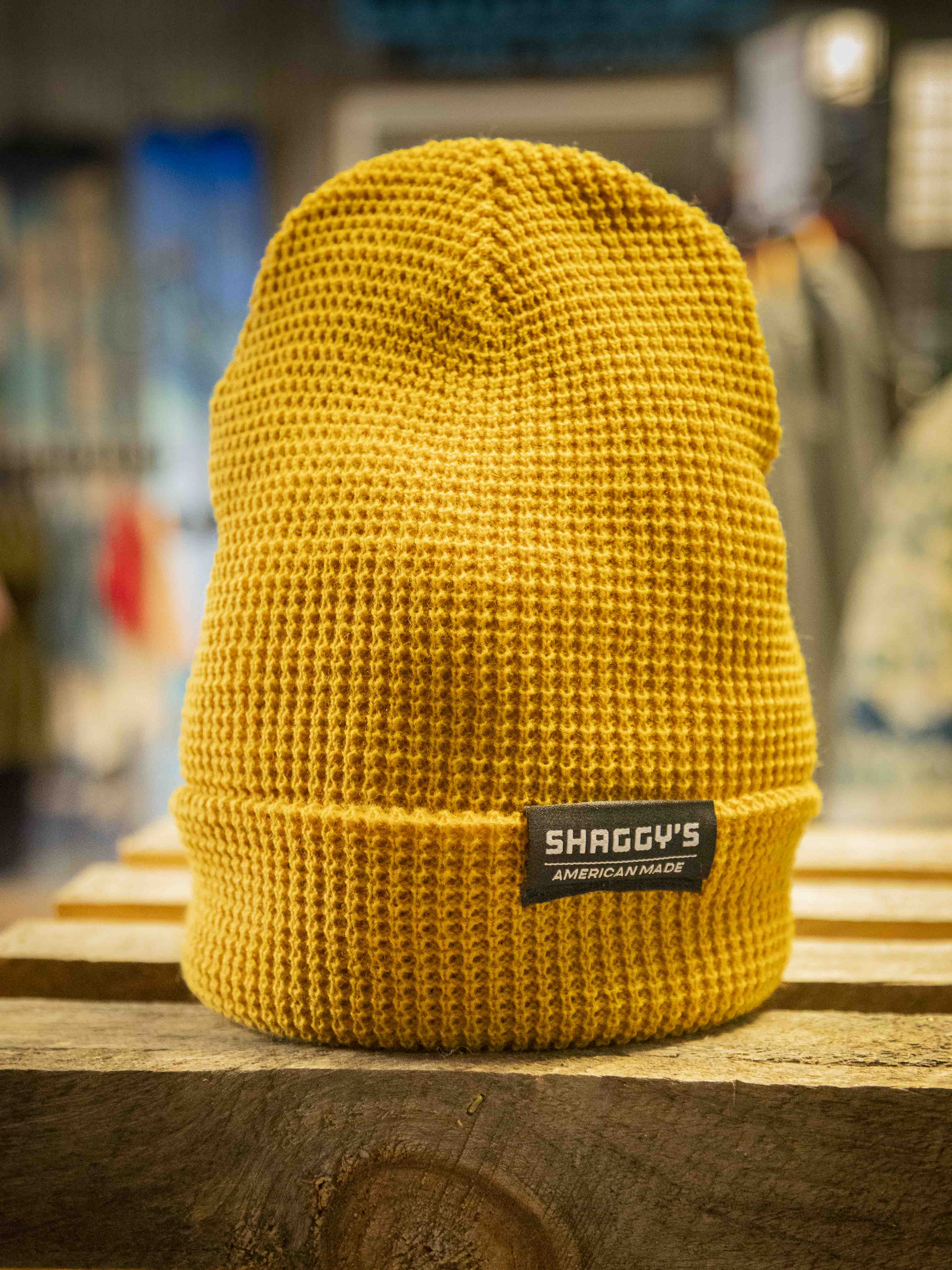 Shaggy's Waffle Knit Cuffed Beanie - Image 5